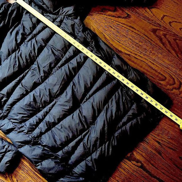 COLUMBIA Grey Quilted Puffer Hooded Coat with Removable Faux Fur Trim Size 1XL - Picture 12 of 13